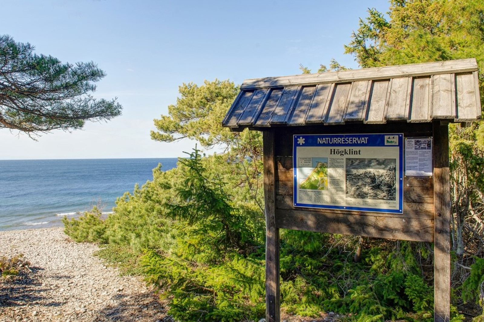 Naturreservatet Högklint når man med fördel på cykel Västerhejde Hallbrosvägen 5C
