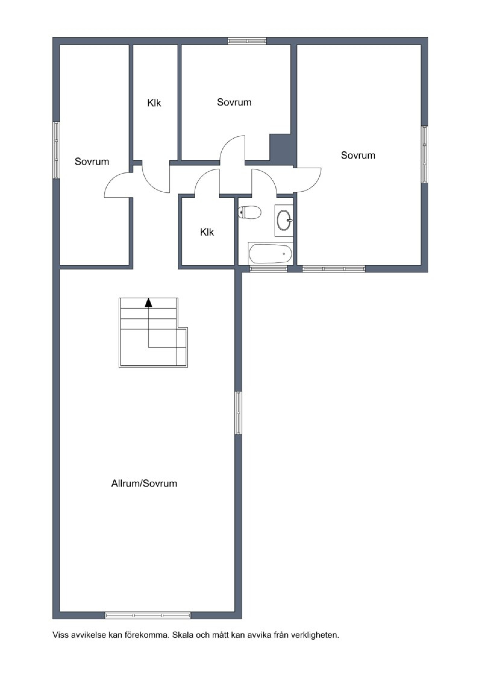 Planritning övre plan Västergarn Övide 902