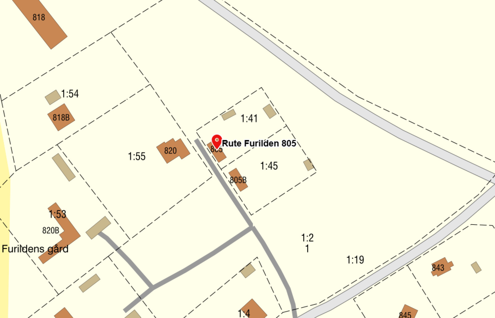  Rute Furilden 805