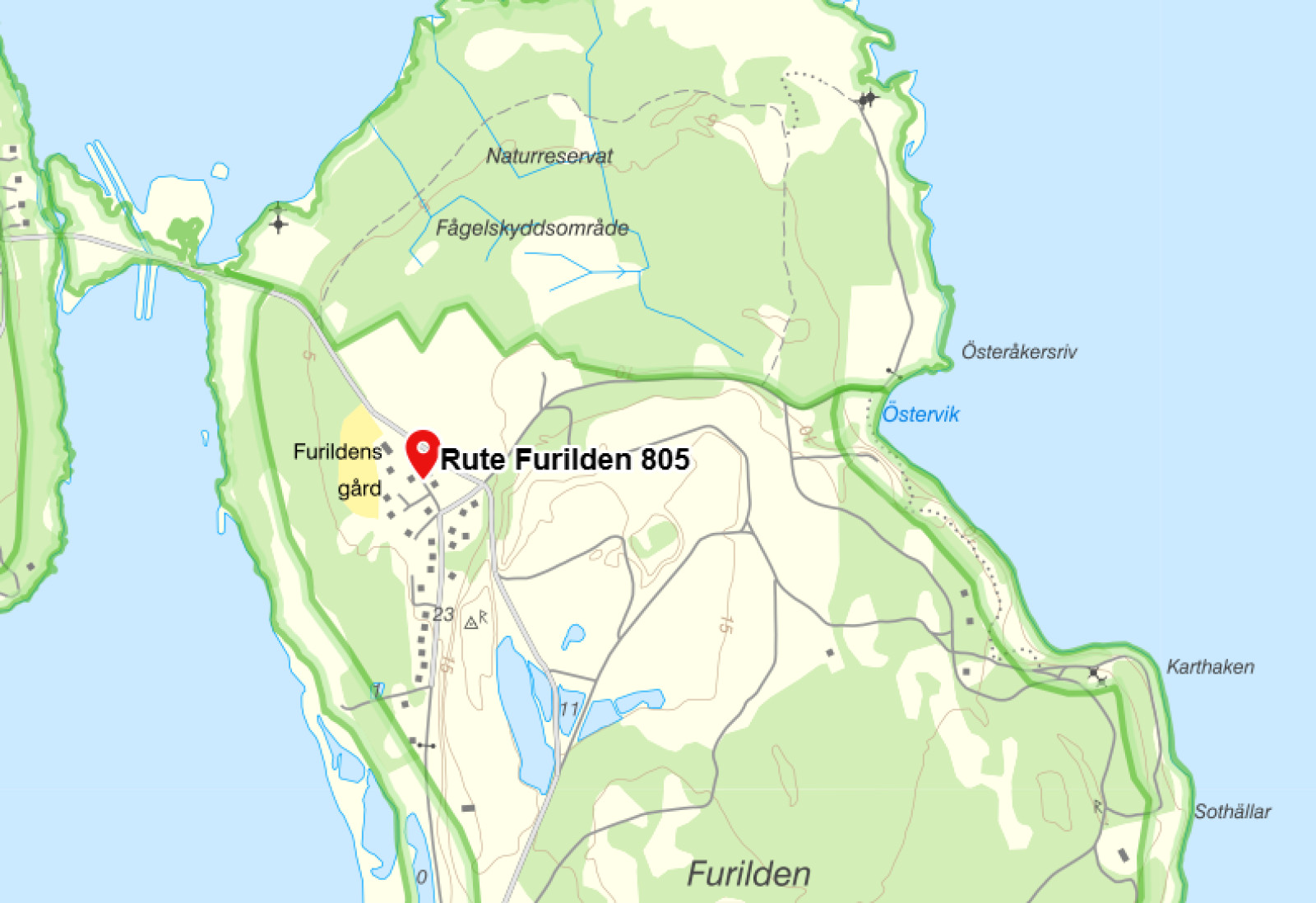  Rute Furilden 805