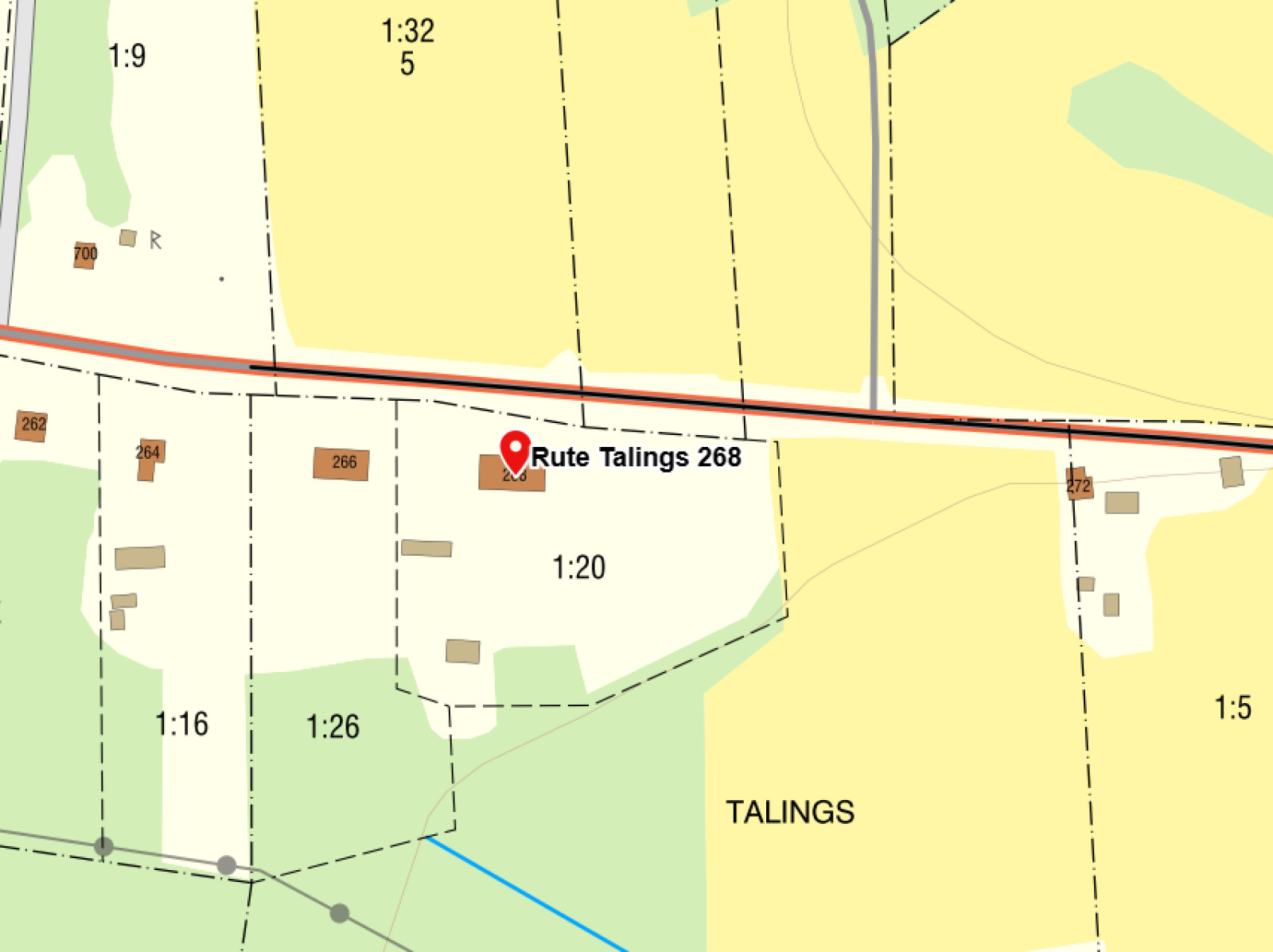  Rute Talings 268