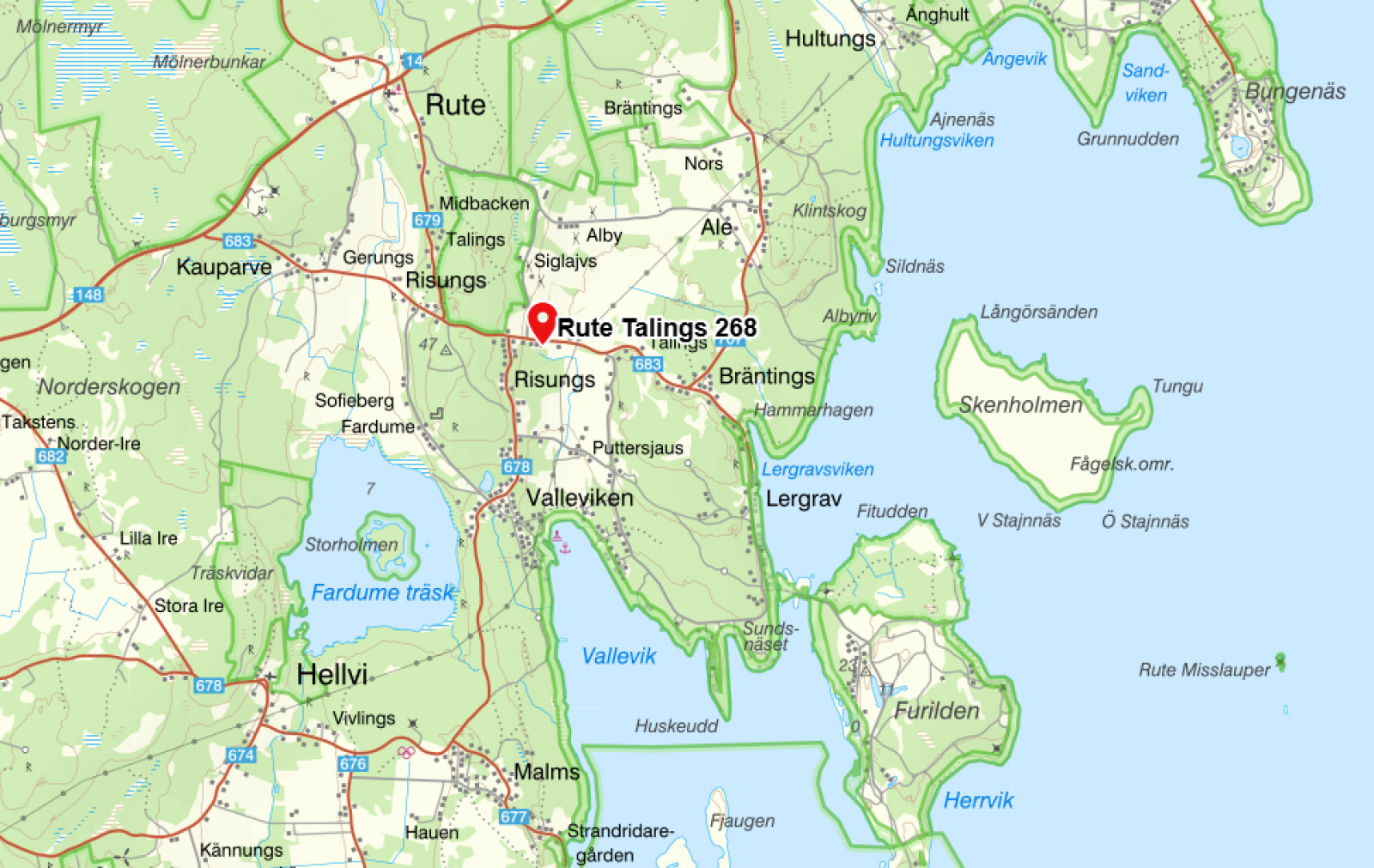  Rute Talings 268