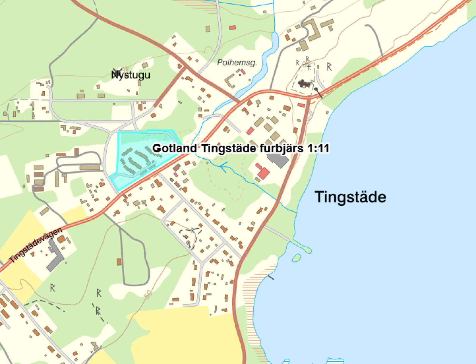 Terrängkarta 1 Mistelvägen 2-56