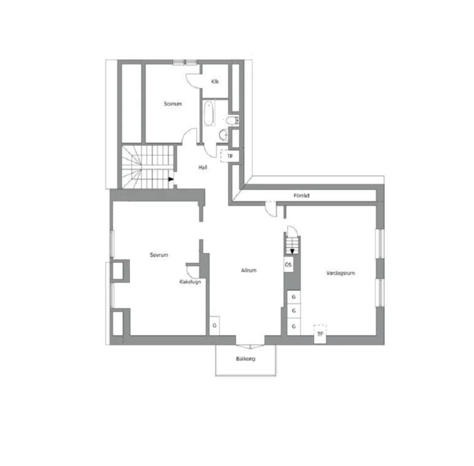 Övre plan Gothem Kyrkebjärs 919A+B