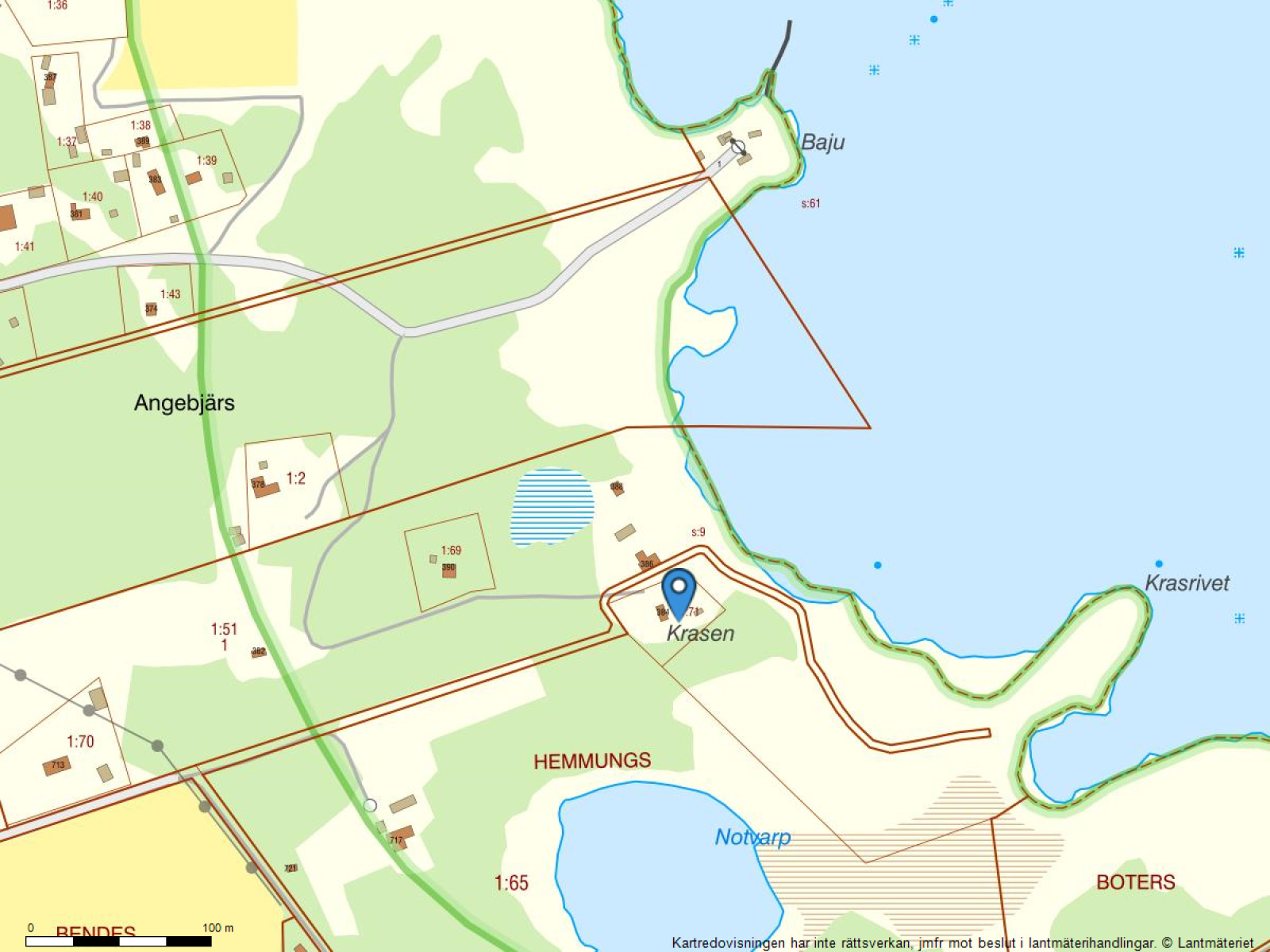 Fastighetskarta Anga Hemmungs 384