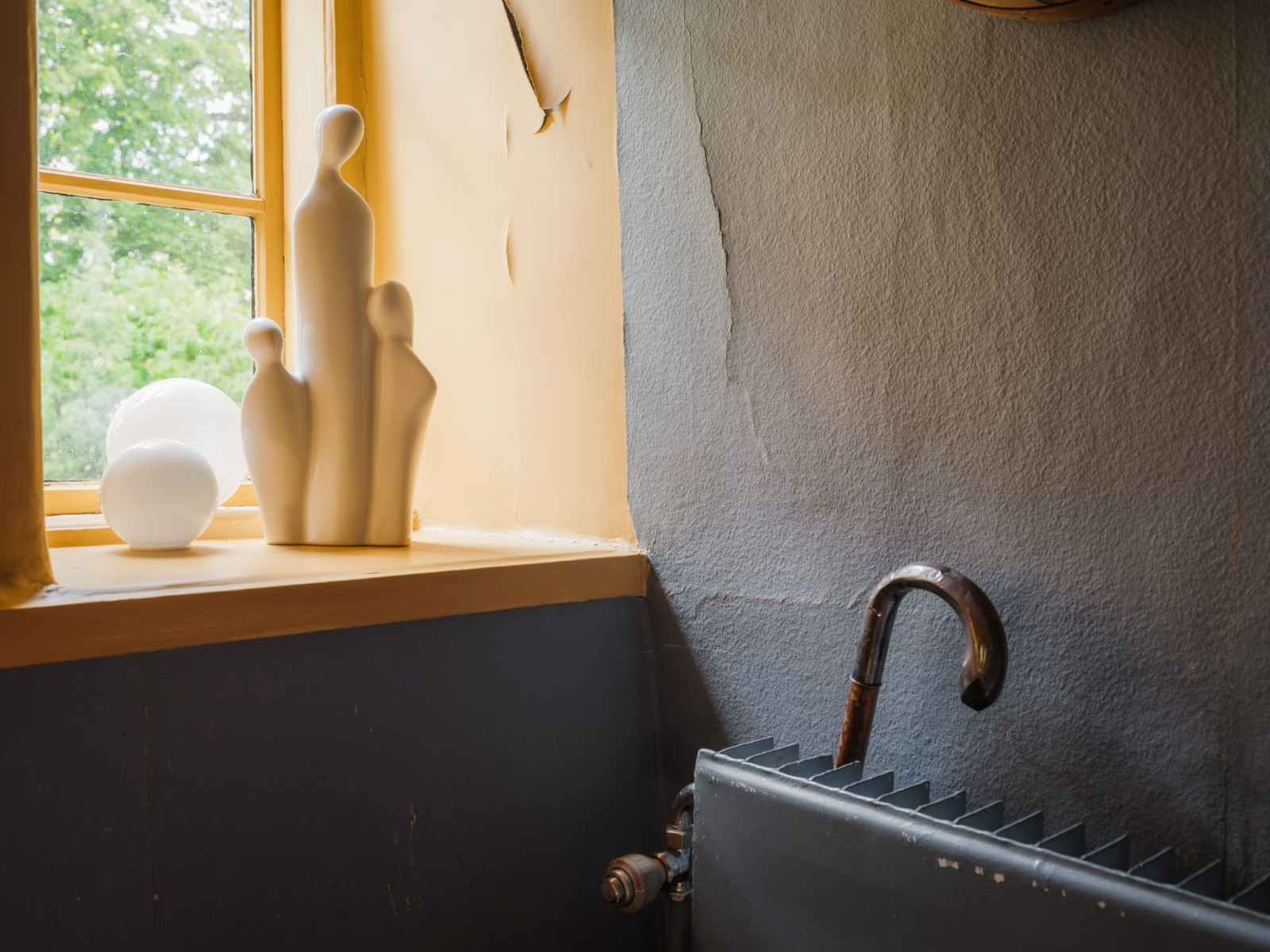 Hall/huvudentré med sidofönster t h Havdhem Stora Hajslunds 616