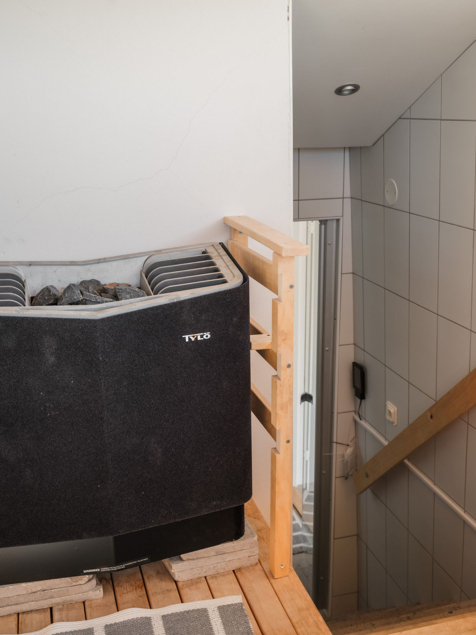 Nytt bastuaggregat. Sanda Havsstigen 12