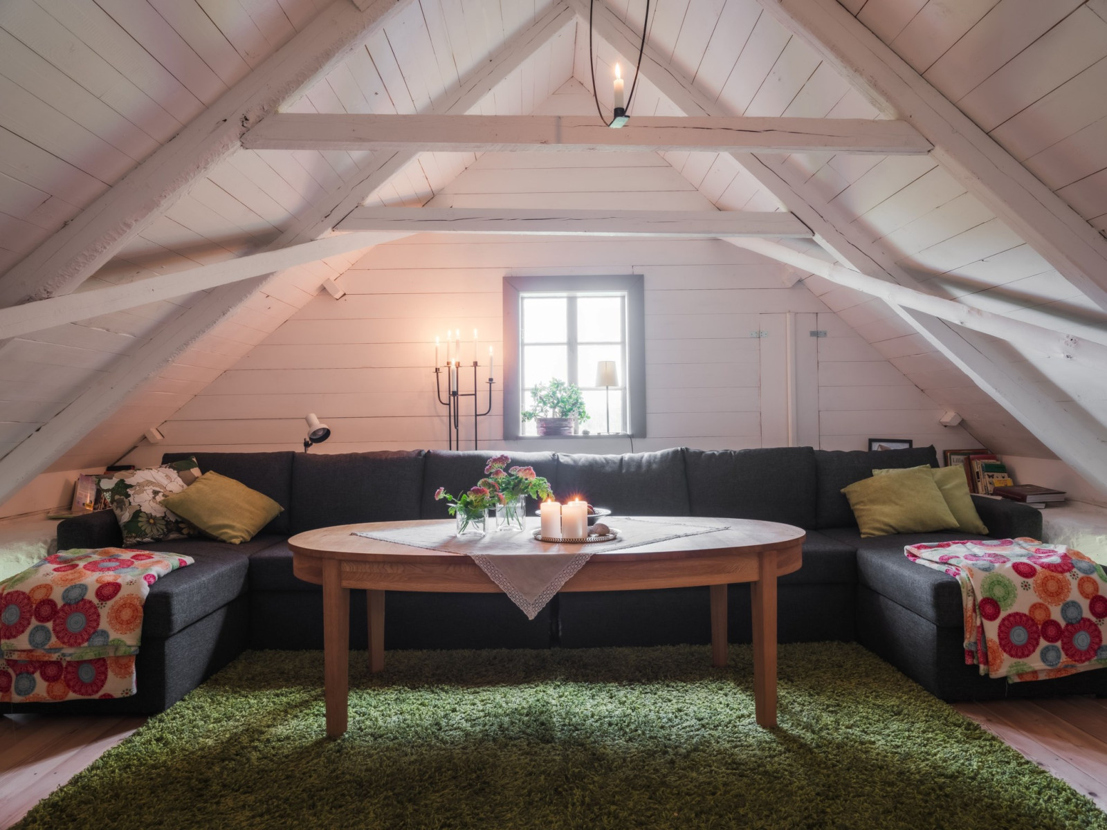 Bostad övervåning med vardagsrum Fole Vatlings 121