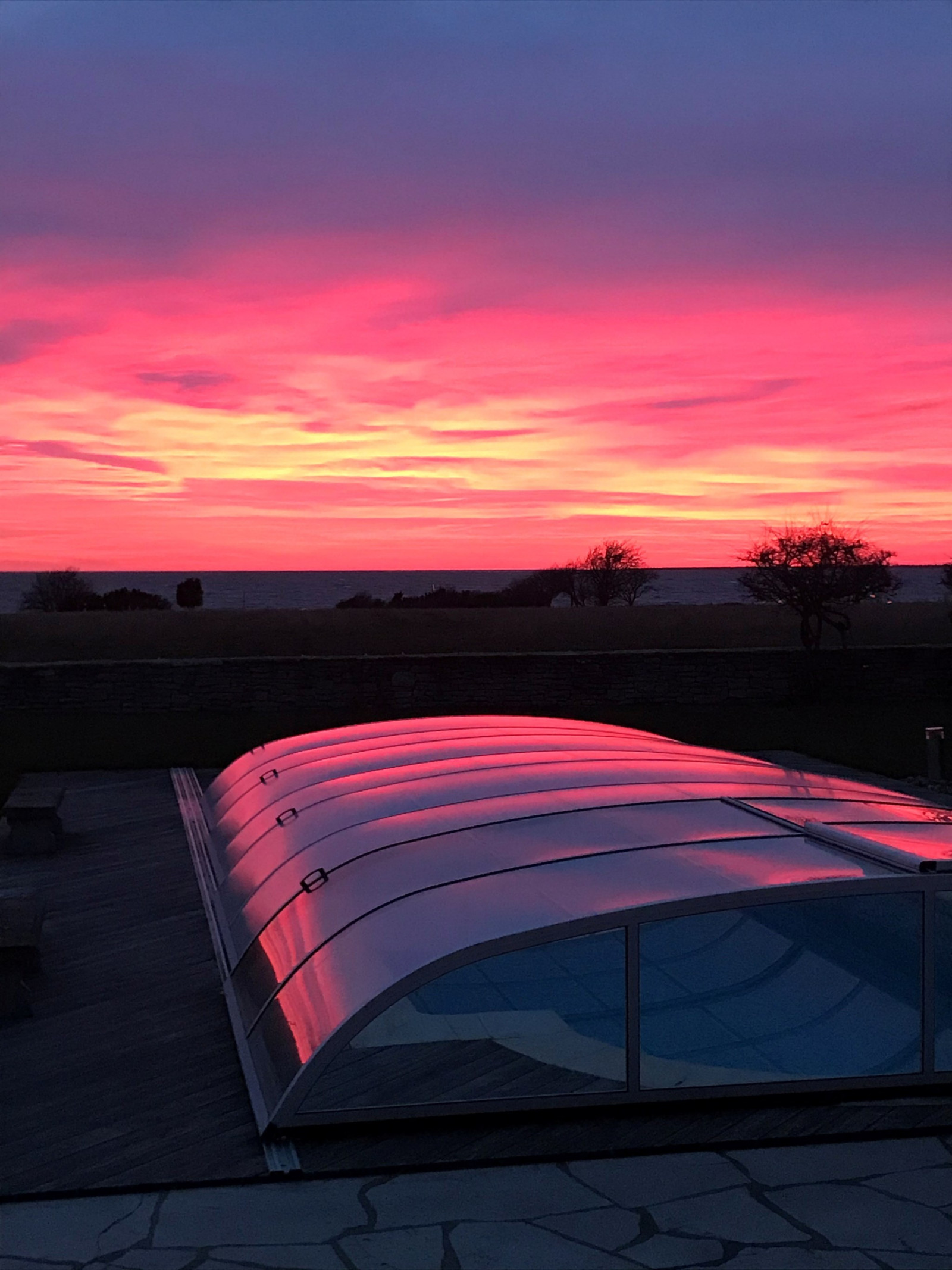 Solnedgång oktober 2025. Sanda Havsstigen 12