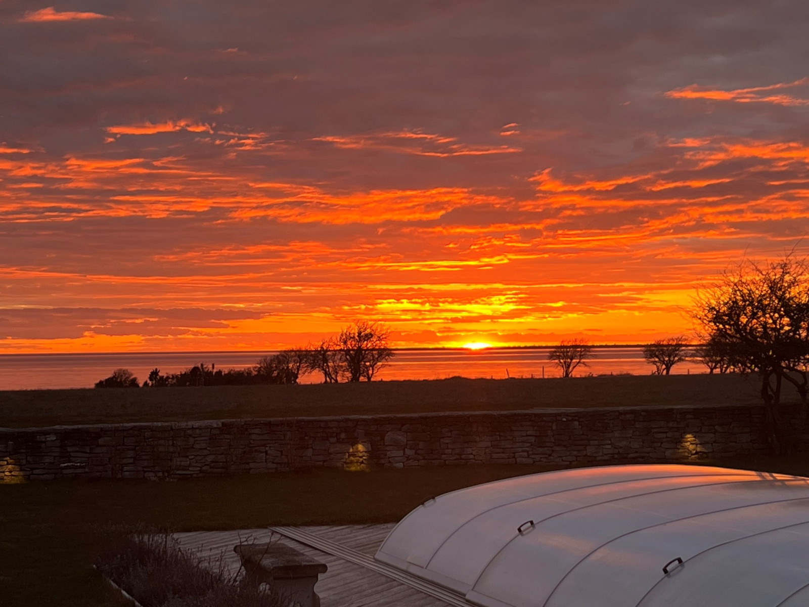 Solnedgång oktober 2025. Sanda Havsstigen 12
