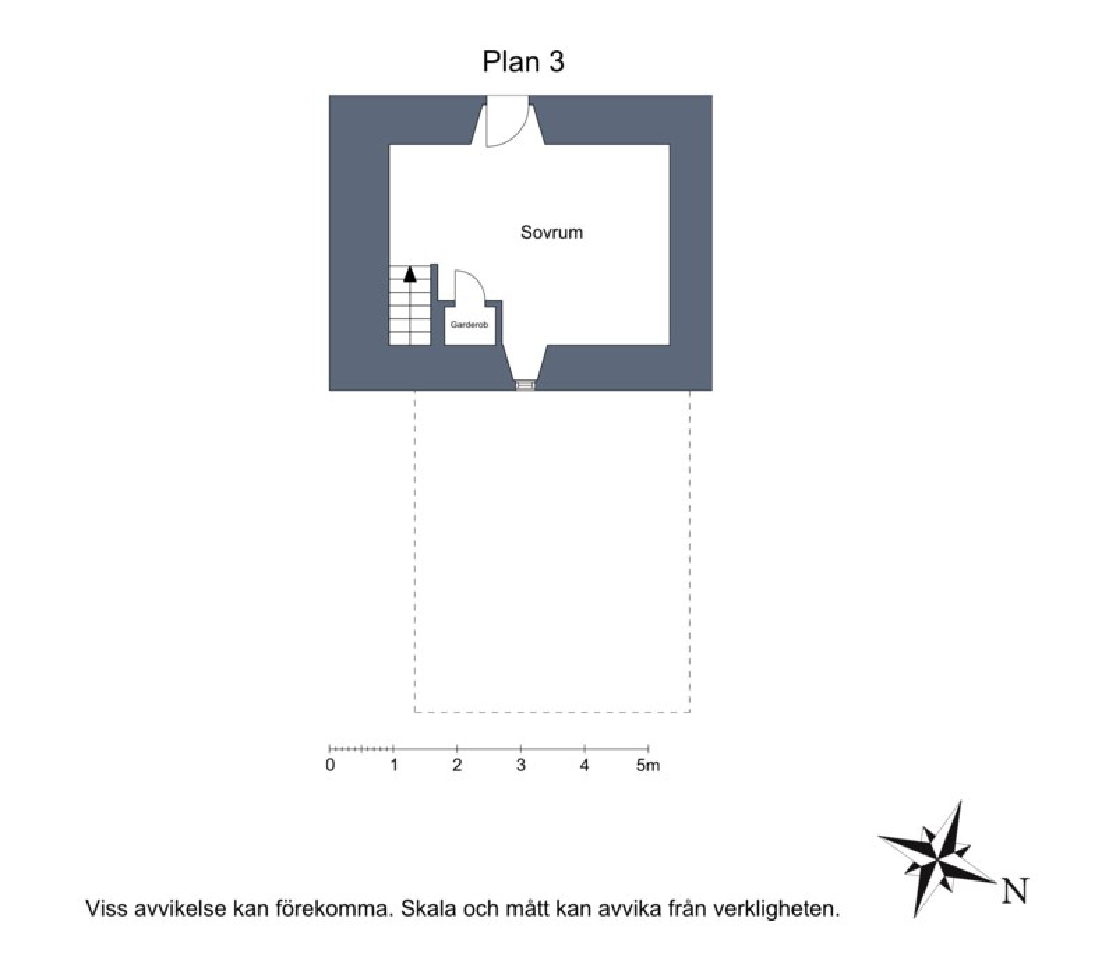 Plan 3 (vindsvåning) Fole Vatlings 121