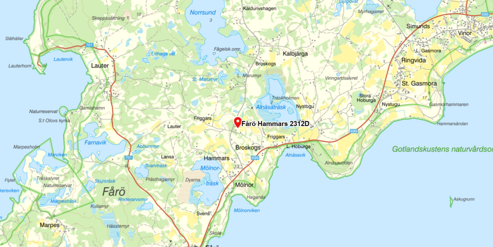  Fårö Hammars 2312D